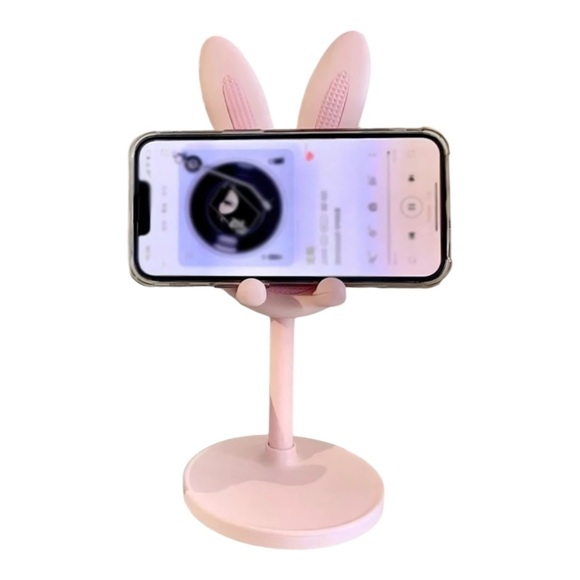 Pink Bunny Phone Stand - Picture 1 of 5